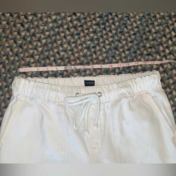 J. Crew Cream Drawstring Denim Pants - Picture 5 of 8